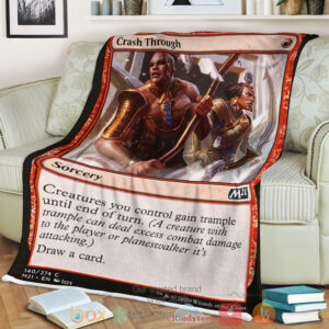 Game Mtg Crash Through Fleece Blanket