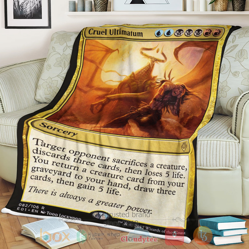 Game Mtg Cruel Ultimatum Sherpa Blanket Game Mtg Cruel Ultimatum Sherpa Blanket