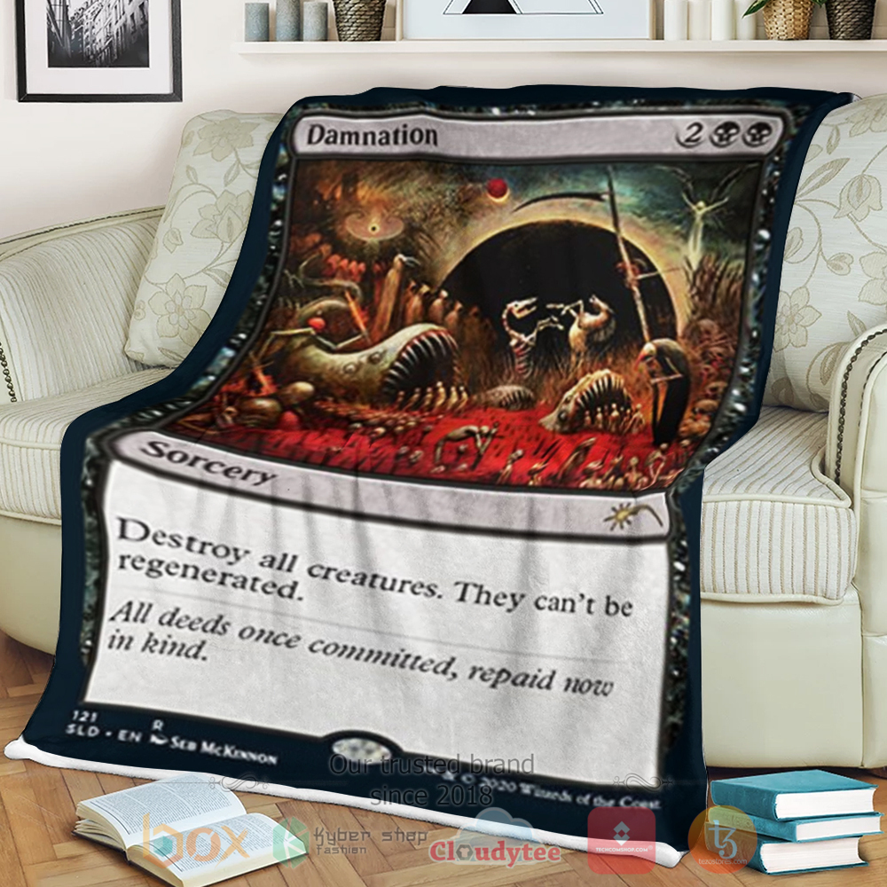 Game Mtg Damnation S Sherpa Blanket Game Mtg Damnation S Sherpa Blanket
