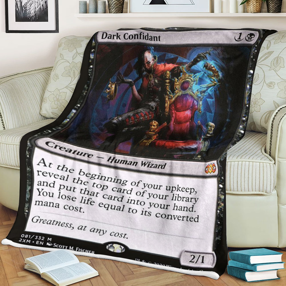 Game Mtg Dark Confidant Blanket Game Mtg Dark Confidant Blanket