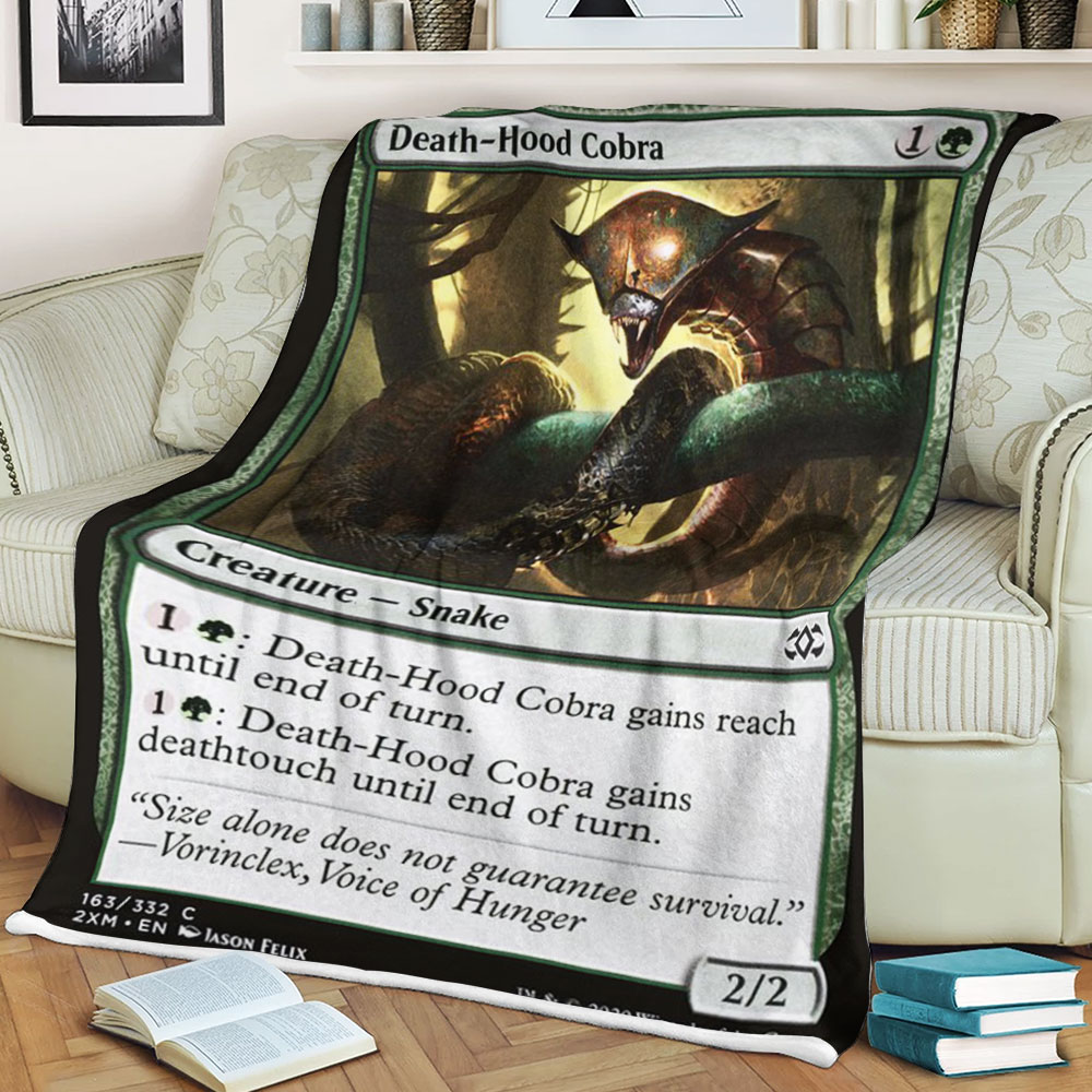 Game Mtg Death Hood Cobra Blanket Game Mtg Death Hood Cobra Blanket