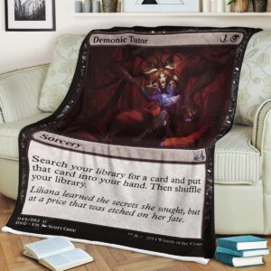 Game Mtg Demonic Tutor Blanket