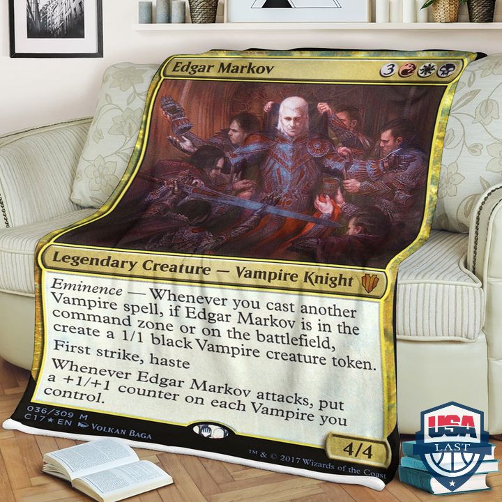 Game Mtg Edgar Markov Fleece Blanket Game Mtg Edgar Markov Fleece Blanket