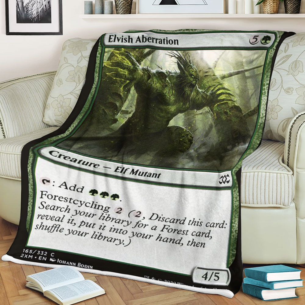 Game Mtg Elvish Aberration Blanket Game Mtg Elvish Aberration Blanket