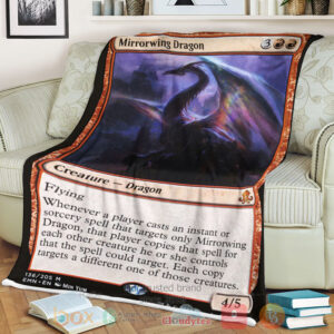 Game Mtg Emn 136 Mirrorwing Dragon Sherpa Blanket
