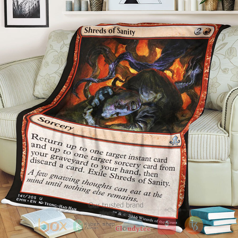 Game Mtg Emn 141 Shreds Of Sanity Sherpa Blanket Game Mtg Emn 141 Shreds Of Sanity Sherpa Blanket