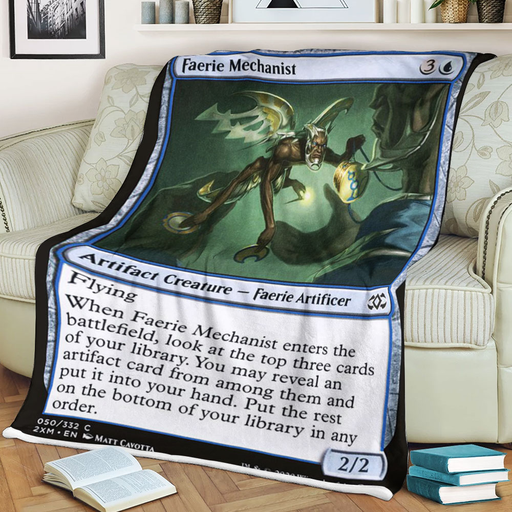 Game Mtg Faerie Mechanist Blanket Game Mtg Faerie Mechanist Blanket