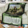 Game Mtg Garruk S Harbinger Fleece Blanket
