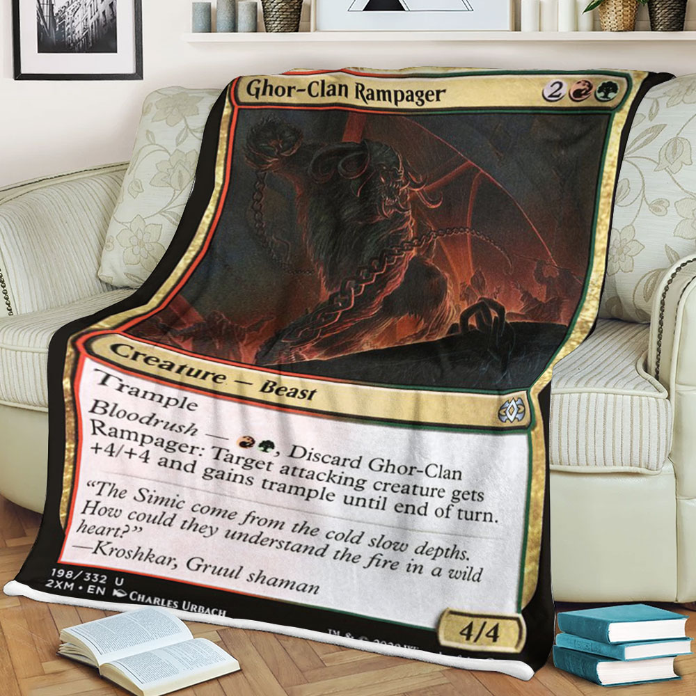 Game Mtg Ghor Clan Rampager Blanket Game Mtg Ghor Clan Rampager Blanket