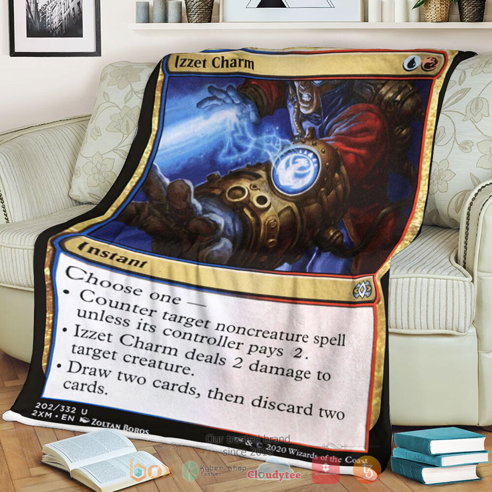 Game Mtg Izzet Charm Sherpa Blanket Game Mtg Izzet Charm Sherpa Blanket