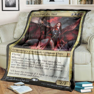 Game Mtg Kaalia Of The Vast Custom Soft Blanket 2