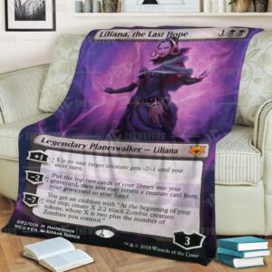 Game Mtg Liliana The Last Hope Blanket