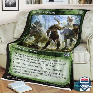Game Mtg M21 308 Garruk S Uprising Quilt Blanket