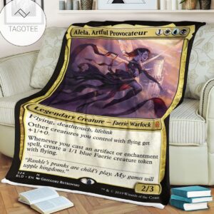 Game Mtg Magic The Gathering Alela Artful Provocateur Blanket