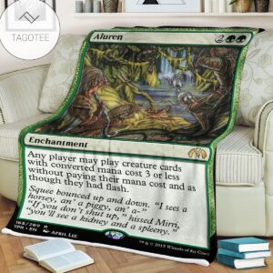 Game Mtg Magic The Gathering Aluren Blanket Tagotee