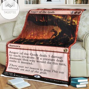 Game Mtg Magic The Gathering Anger Of The Gods Blanket Tagotee