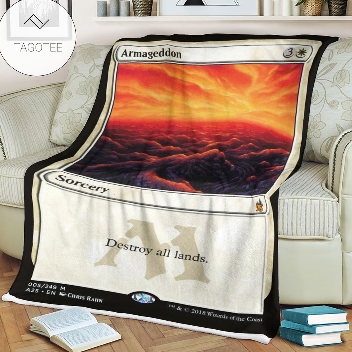 Game Mtg Magic The Gathering Armageddon Blanket Tagotee Game Mtg Magic The Gathering Armageddon Blanket Tagotee