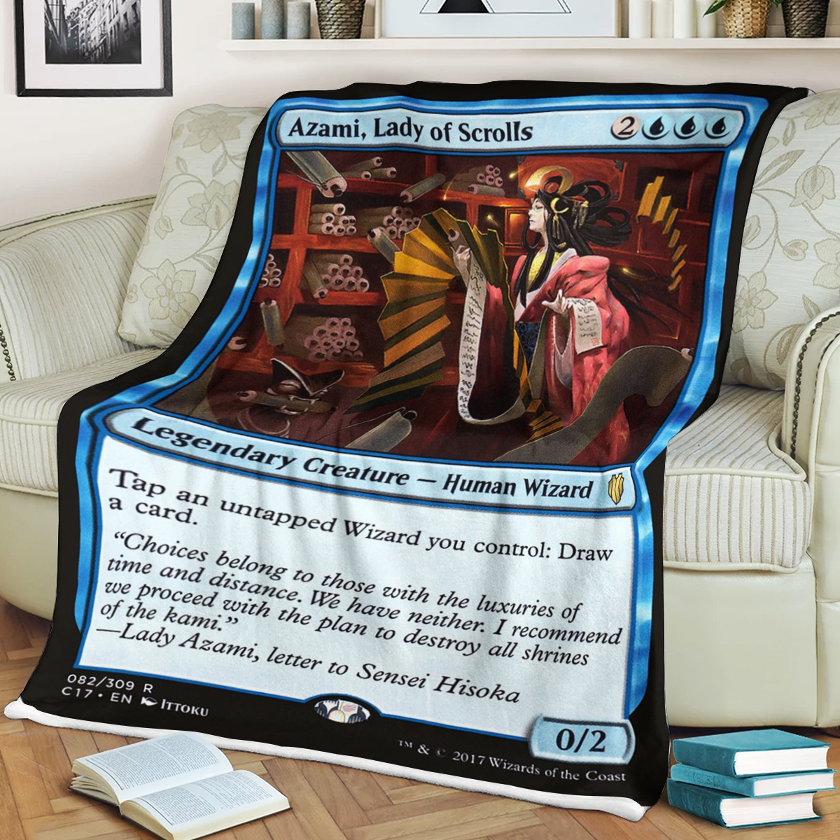 Game Mtg Magic The Gathering Azami Lady Of Scrolls Blanket 2 Game Mtg Magic The Gathering Azami Lady Of Scrolls Blanket 2