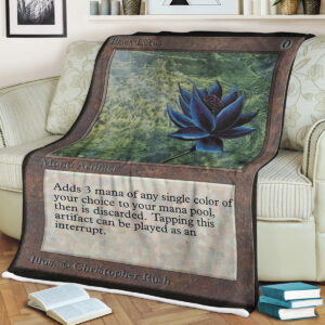 Game Mtg Magic The Gathering Black Lotus Blanket