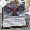 Game Mtg Magic The Gathering Brisela Voice Of Nightmares Quilt Blanket