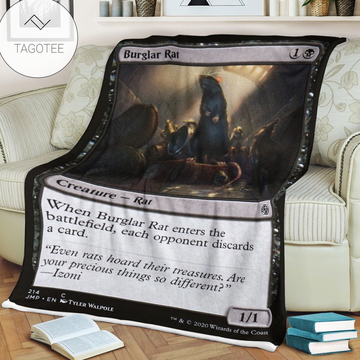 Game Mtg Magic The Gathering Burglar Rat Blanket Game Mtg Magic The Gathering Burglar Rat Blanket