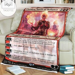 Game Mtg Magic The Gathering Chandra Torch Of Defiance Blanket