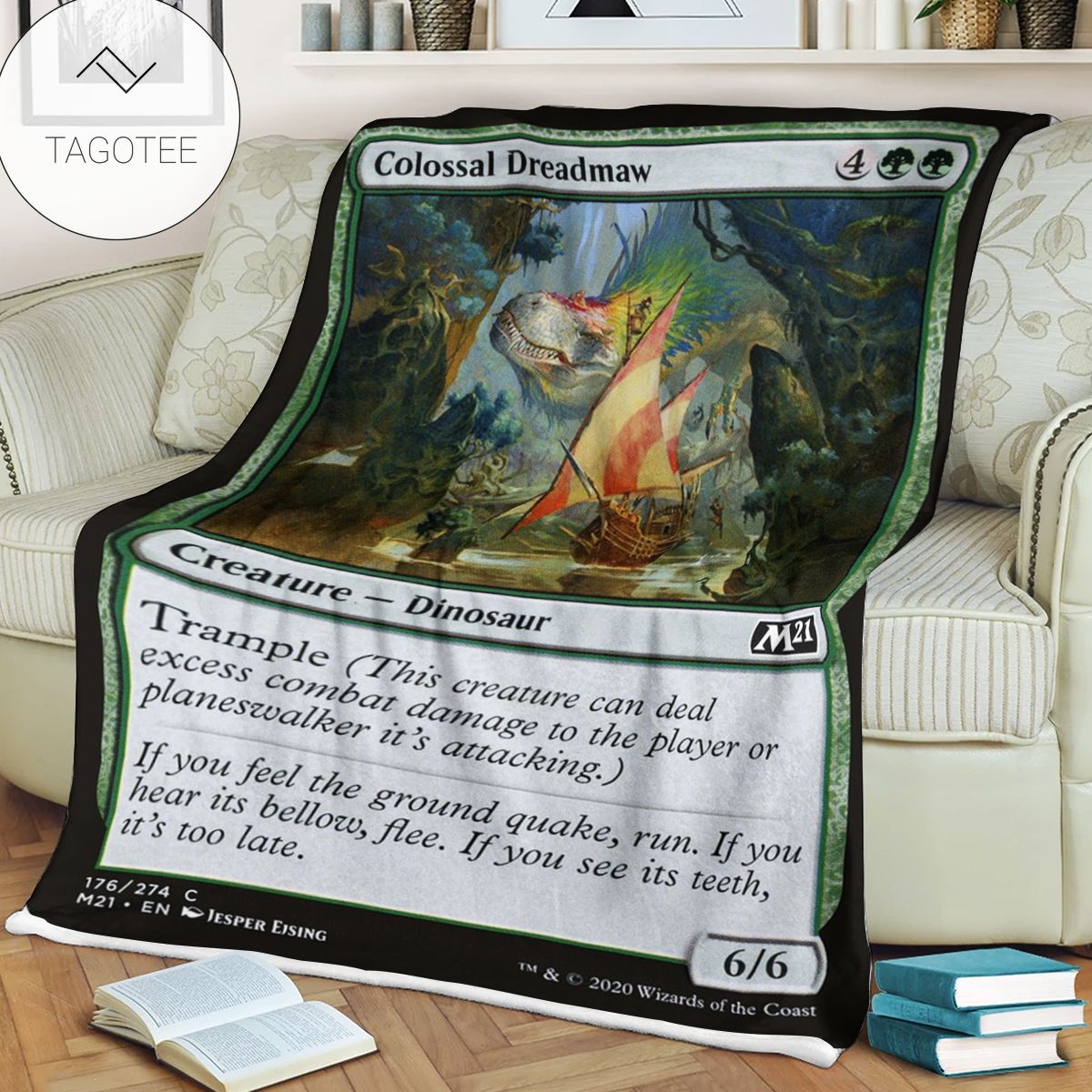 Game Mtg Magic The Gathering Colossal Dreadmaw Blanket Game Mtg Magic The Gathering Colossal Dreadmaw Blanket