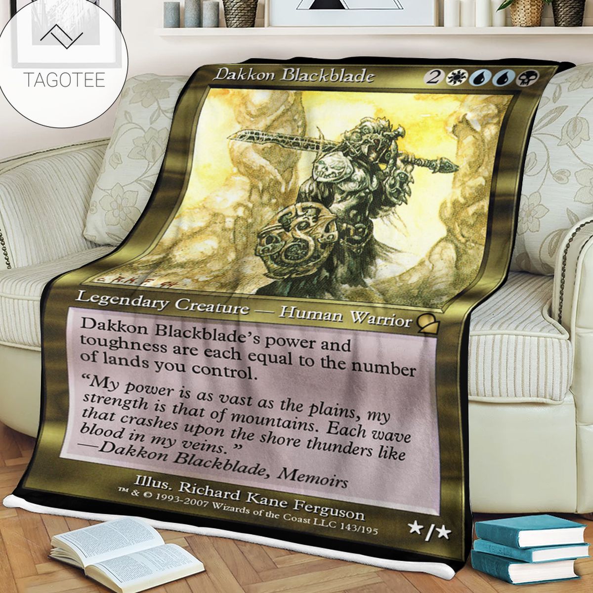 Game Mtg Magic The Gathering Dakkon Blackblade Blanket Game Mtg Magic The Gathering Dakkon Blackblade Blanket