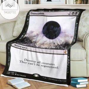 Game Mtg Magic The Gathering Damnation Blanket Tagotee