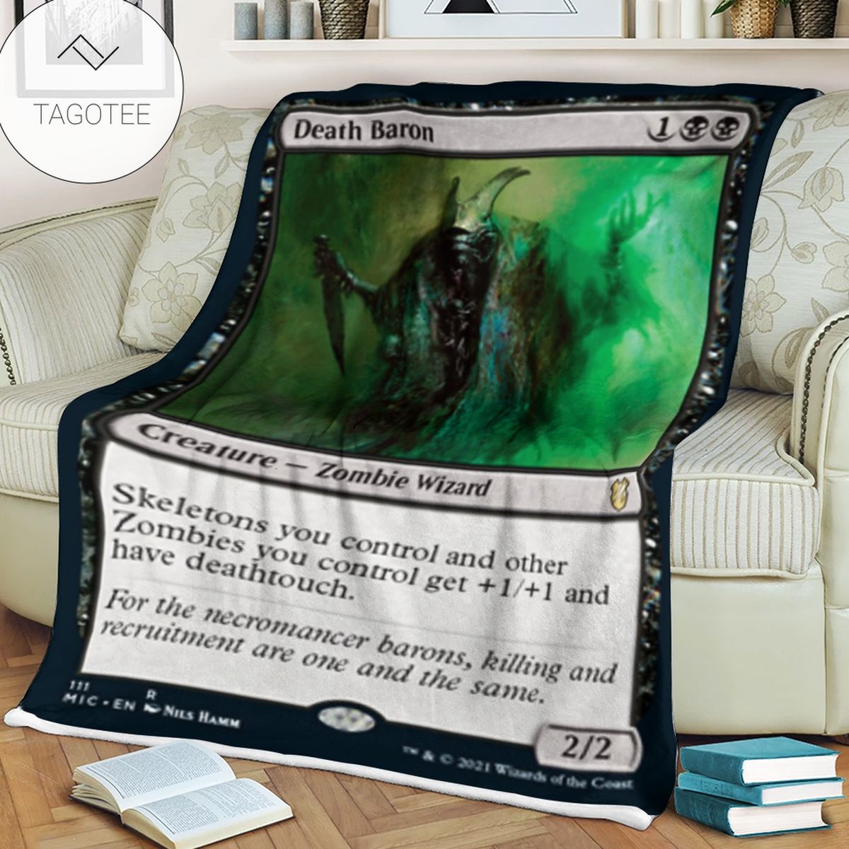Game Mtg Magic The Gathering Death Baron Blanket Game Mtg Magic The Gathering Death Baron Blanket
