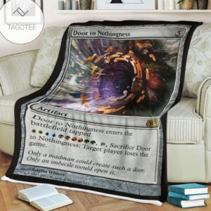Game Mtg Magic The Gathering Door To Nothingness Blanket Tagotee