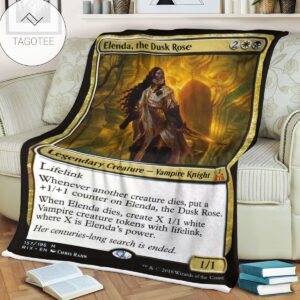 Game Mtg Magic The Gathering Elenda The Dusk Rose Blanket Tagotee