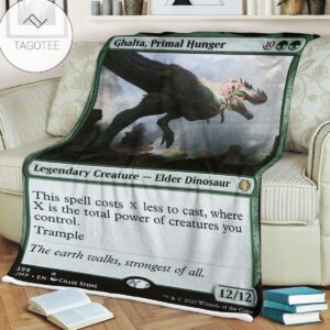 Game Mtg Magic The Gathering Ghalta Primal Hunger Blanket Tagotee