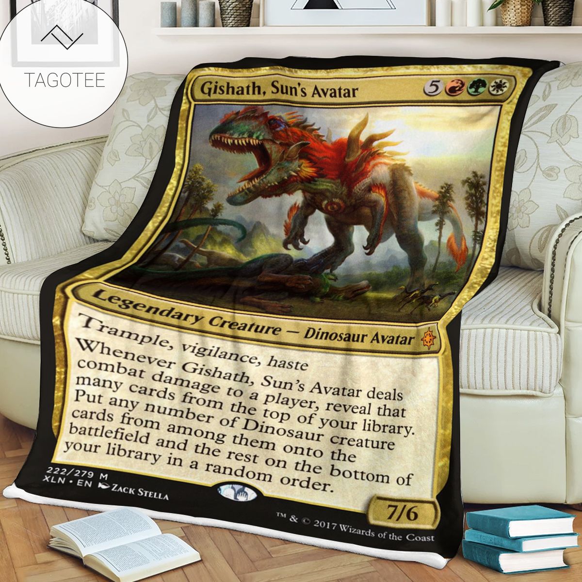 Game Mtg Magic The Gathering Gishath Suns Avatar Blanket Tagotee Game Mtg Magic The Gathering Gishath Suns Avatar Blanket Tagotee