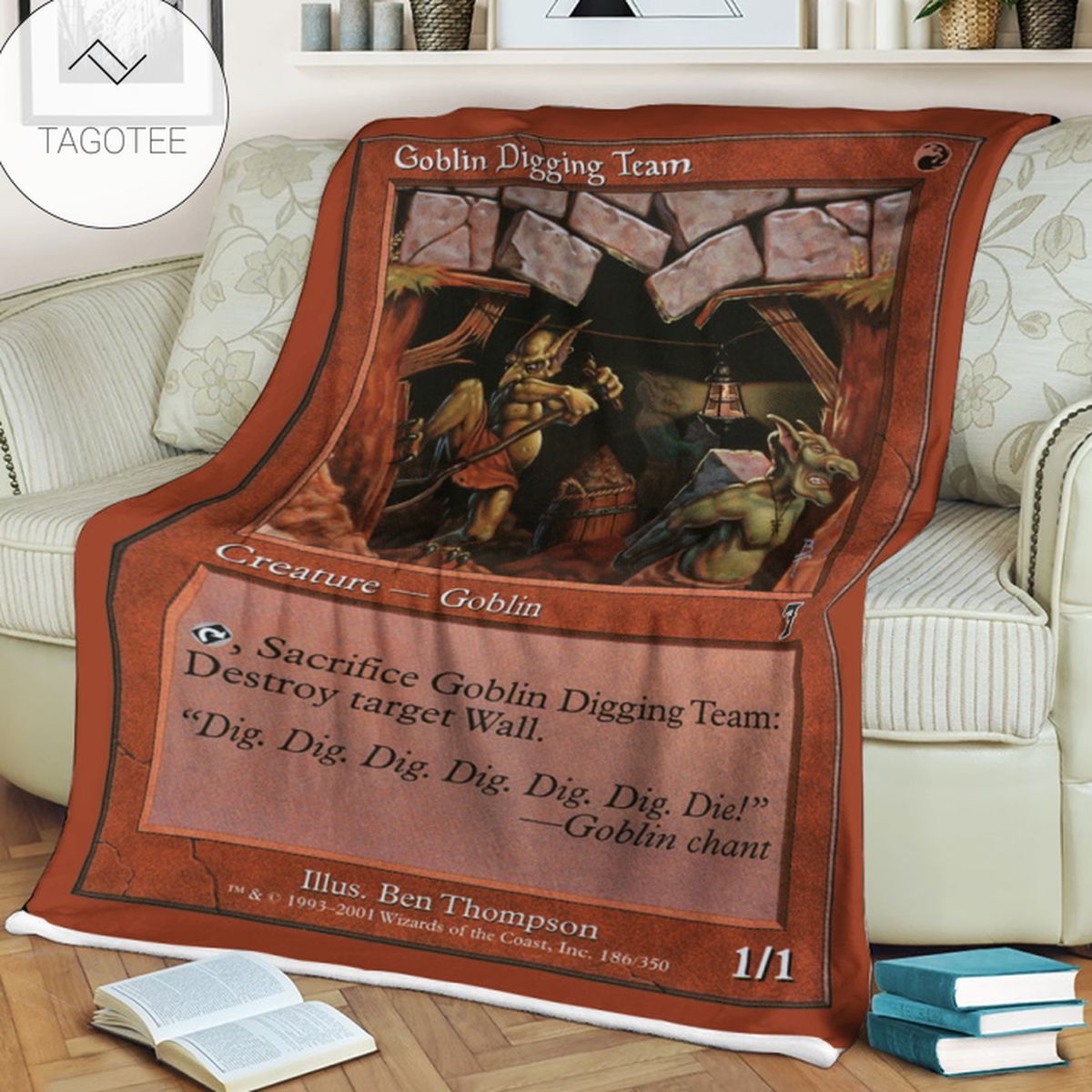 Game Mtg Magic The Gathering Goblin Digging Team Blanket Tagotee Game Mtg Magic The Gathering Goblin Digging Team Blanket Tagotee