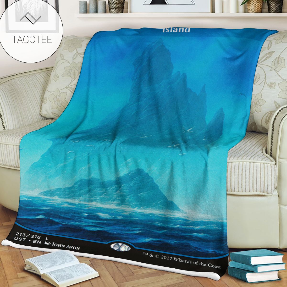 Game Mtg Magic The Gathering Island Sherpa Blanket Game Mtg Magic The Gathering Island Sherpa Blanket
