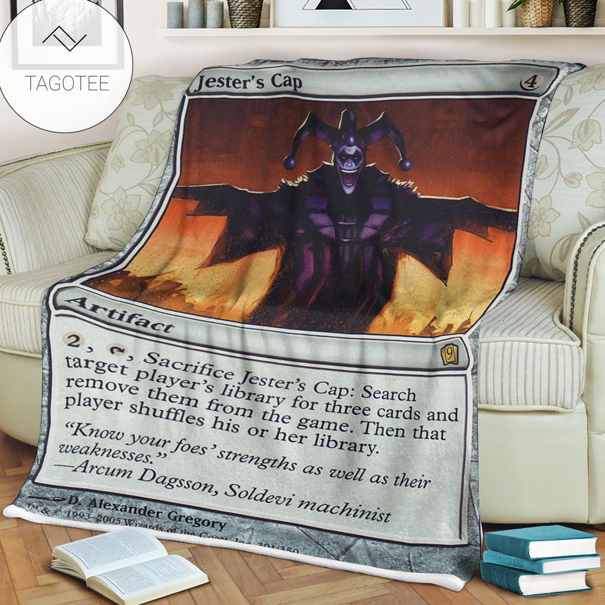 Game Mtg Magic The Gathering Jesters Cap Blanket Game Mtg Magic The Gathering Jesters Cap Blanket