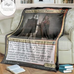 Game Mtg Magic The Gathering Kalain Reclusive Painter Custom Soft Blanket
