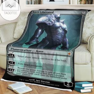 Game Mtg Magic The Gathering Karn Liberated Blanket