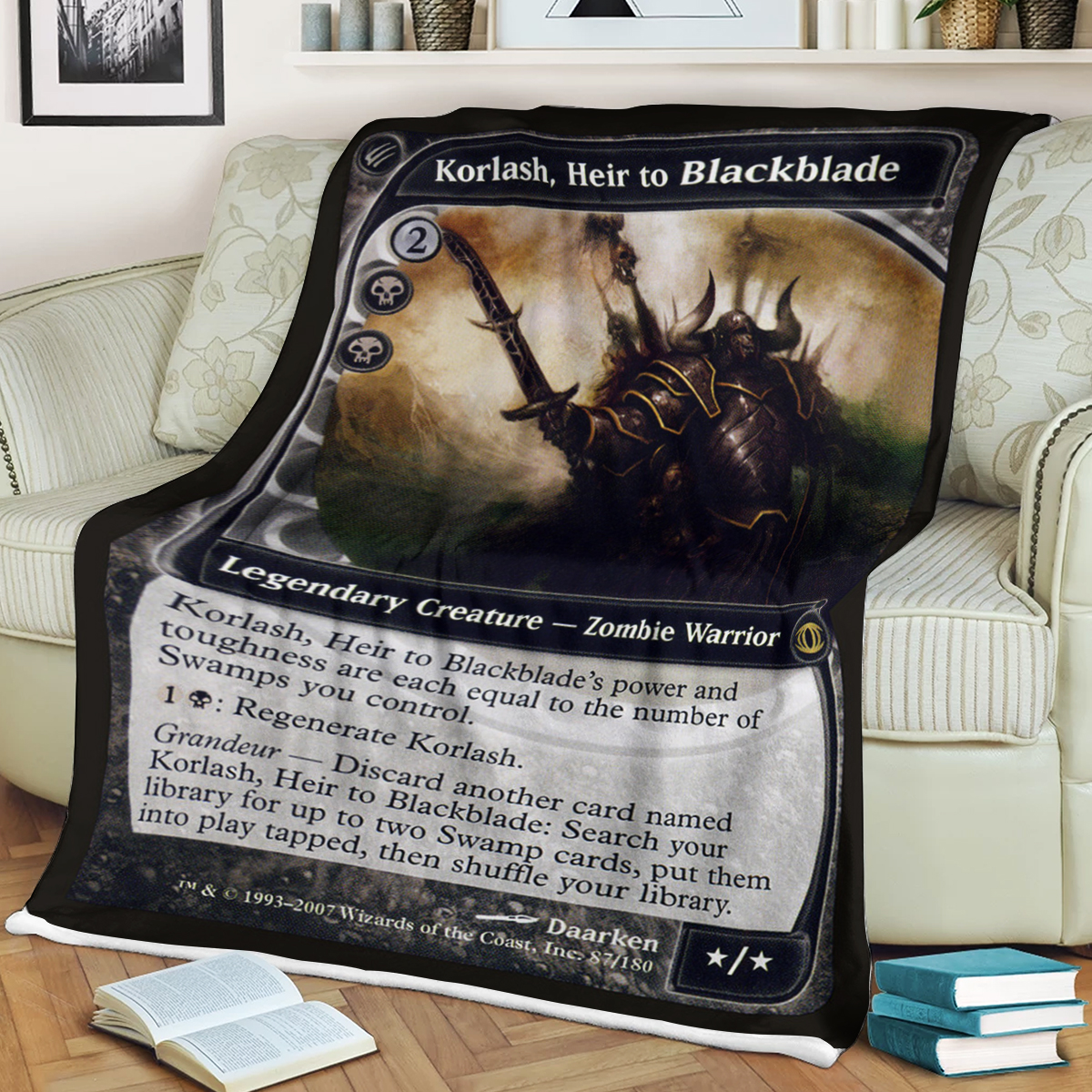 Game Mtg Magic The Gathering Korlash Heir To Blackblade Blanket 2 Game Mtg Magic The Gathering Korlash Heir To Blackblade Blanket 2
