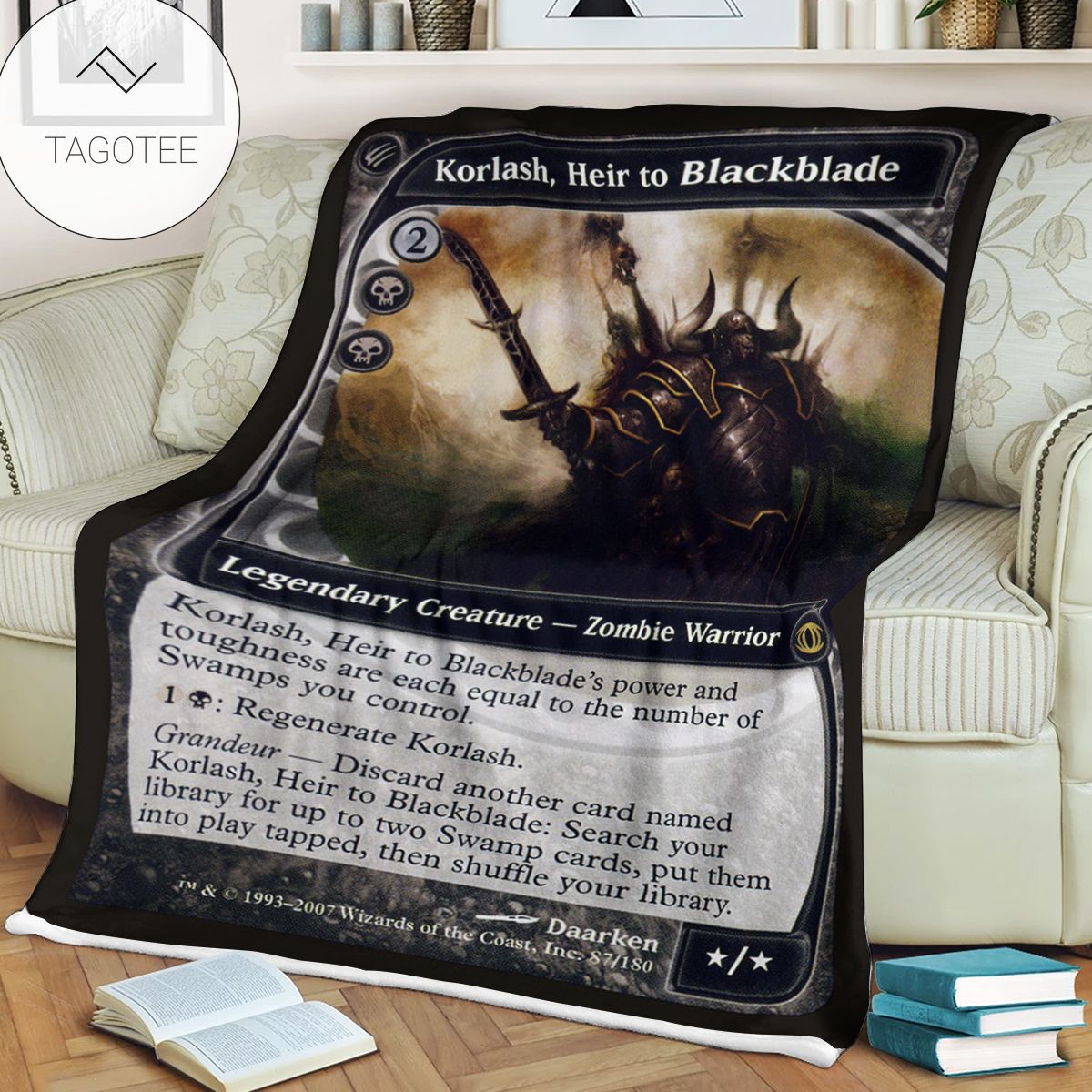 Game Mtg Magic The Gathering Korlash Heir To Blackblade Blanket Game Mtg Magic The Gathering Korlash Heir To Blackblade Blanket