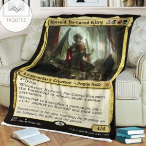 Game Mtg Magic The Gathering Korvold Faecursed King Blanket