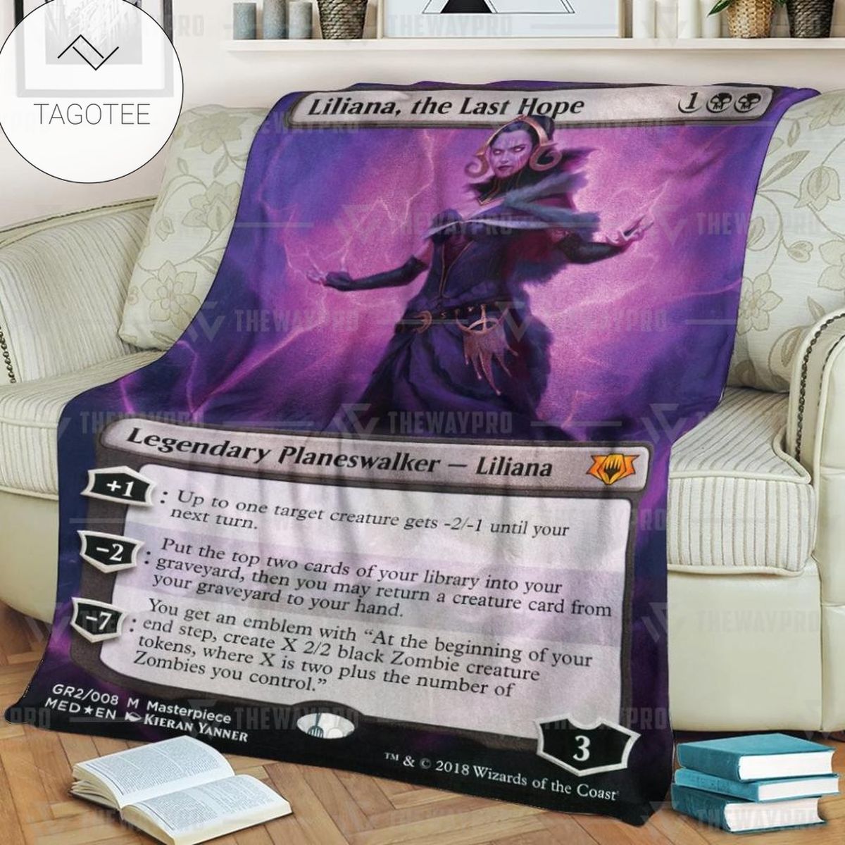 Game Mtg Magic The Gathering Liliana The Last Hope Custom Soft Blanket Game Mtg Magic The Gathering Liliana The Last Hope Custom Soft Blanket