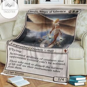 Game Mtg Magic The Gathering Linvala Keeper Of Silence Blanket Tagotee
