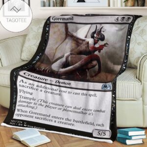 Game Mtg Magic The Gathering M21 101 Goremand Fleece Blanket
