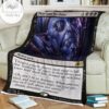 Game Mtg Magic The Gathering M21 117 Peer Into The Abyss Fleece Blanket Tagotee