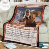 Game Mtg Magic The Gathering M21 132 Bone Pit Brute Fleece Blanket Tagotee