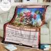 Game Mtg Magic The Gathering M21 133 Brash Taunter Fleece Blanket Tagotee