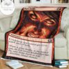 Game Mtg Magic The Gathering M21 134 Burn Bright Fleece Blanket