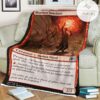 Game Mtg Magic The Gathering M21 150 Heartfire Immolator Fleece Blanket
